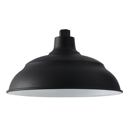 Capital Lighting RLM 14-Inch Warehouse Lamp Shade in Black by HomePlace by Capital Lighting 936315BK