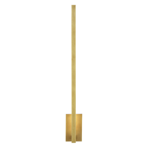 Visual Comfort Modern Collection Mick De Giulio Stagger 24-Inch 277V LED Sconce in Brass by Visual Comfort Modern 700WSSTG24NB-LED927-277