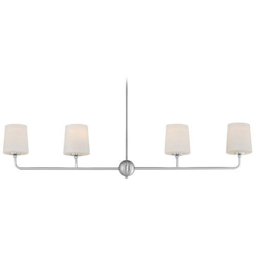 Maxim Lighting Maxim Lighting Bristol Satin Nickel Island Light with Conical Shade 12097SWSN