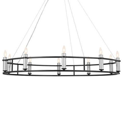 Kichler Lighting Rosalind 50-Inch Chandelier in Black by Kichler Lighting 52491BK