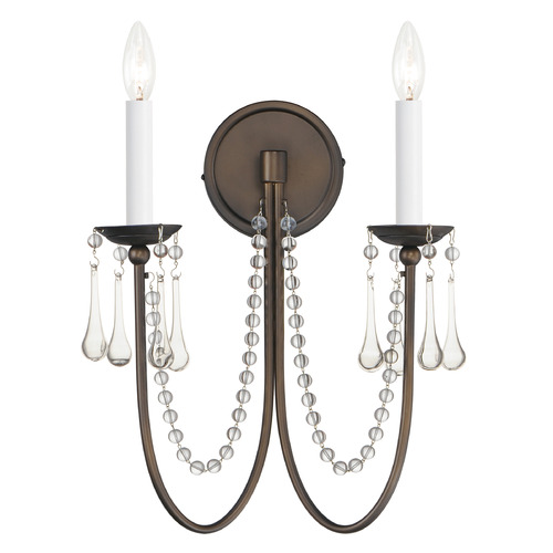 Maxim Lighting Maxim Lighting Plumette Chestnut Bronze Sconce 12161CHB/CRY