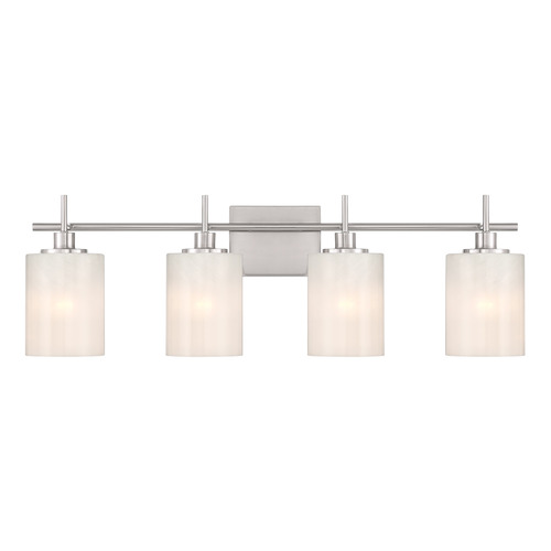 Meridian Meridian Brushed Nickel Bathroom Light M80085BN