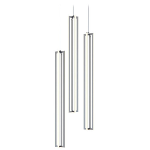 AFX Lighting Afx Lighting Cass Satin Nickel LED Multi-Light Pendant CSSP36L30D1SNRND3