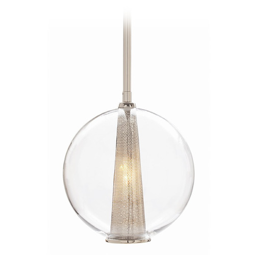 Arteriors Home Lighting Caviar Medium Pendant in Polished Nickel by Arteriors Home DK49911