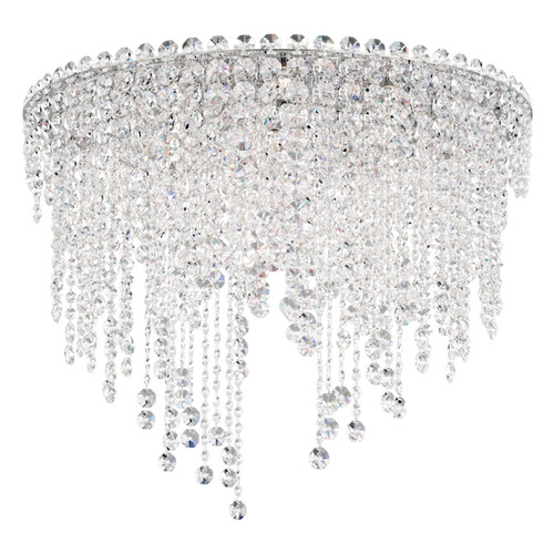 Schonbek Lighting Schonbek Worldwide Lighting Chantant Polished Stainless Steel Flushmount Light CH2401N-401O