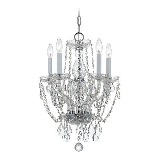 Crystorama Lighting Crystorama Lighting Traditional Crystal Polished Chrome Crystal Chandelier 1129-CH-CL-MWP