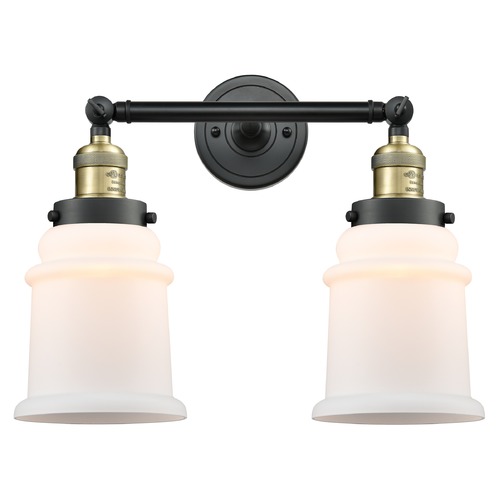 Innovations Lighting Canton Black Antique Brass Bathroom Light by Innovations Lighting 208-BAB-G181