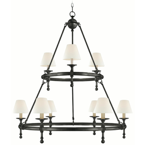 Visual Comfort Signature Collection Visual Comfort Signature Collection Chapman & Myers Classic Bronze Chandelier SL5813BZ-L