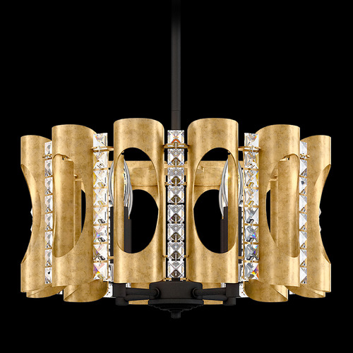 Schonbek Lighting Schonbek Worldwide Lighting Twilight Heirloom Gold Pendant Light with Drum Shade MR1004N-22O