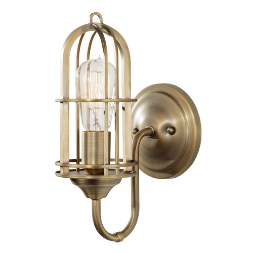 Generation Lighting Urban Renewal Sconce in Dark Antique Brass by Generation Lighting WB1703DAB