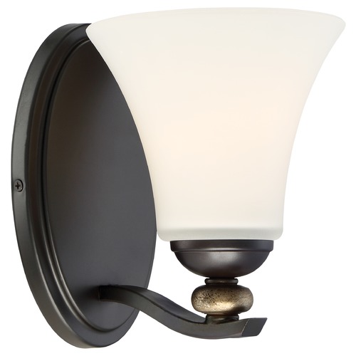 Minka Lavery Minka Shadowglen Lathan Bronze with Gold Sconce 2281-589