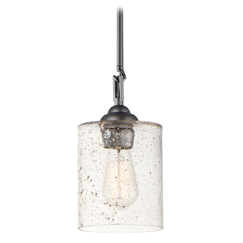 Maxim Lighting Maxim Lighting Stonehenge Bronze Mini-Pendant Light with Cylindrical Shade 25279SSBZ