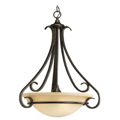 Progress Lighting Torino Pendant in Forged Bronze by Progress Lighting P3847-77