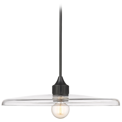 Z-Lite Paloma Matte Black Pendant by Z-Lite 821P24-MB