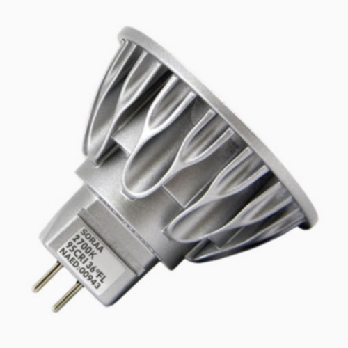 Soraa 7.5W 2 Pin LED Bulb MR-16 Flood 36-Degree Beam Spread 410LM 2700K Dimmable by Soraa SM16-07-36D-927-03  00943