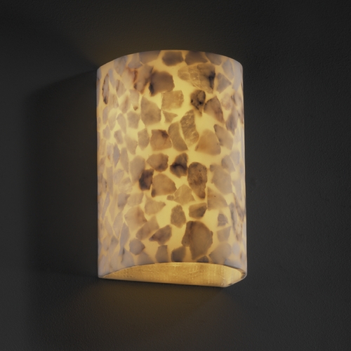 Justice Design Group Alabaster Rocks! Collection Sconce by Justice Design Group ALR-0945