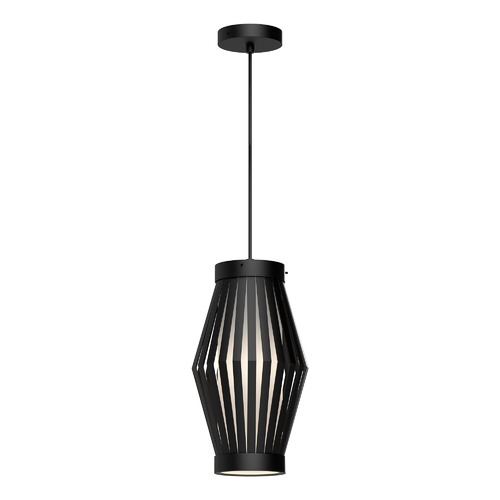 Alora Lighting Hana 8.38-Inch Wide Pendant in Matte Black by Alora Lighting PD434509MBOP
