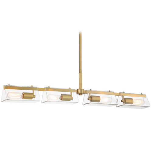 Designers Fountain Lighting Designers Fountain Latitude Brushed Gold Island Light D279M-IS-BG