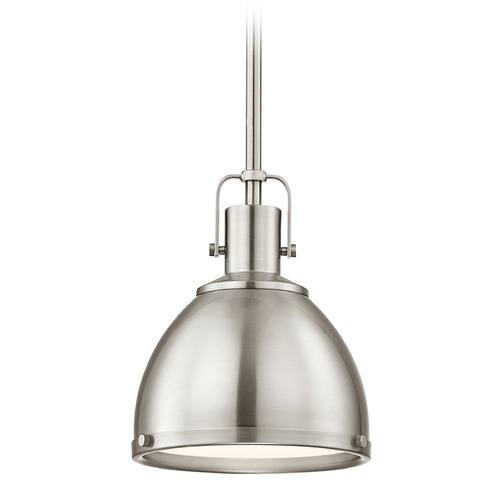 Design Classics Lighting Nautical Satin Nickel Mini-Pendant 7.38-Inch Wide 1762-09 SH1775-09