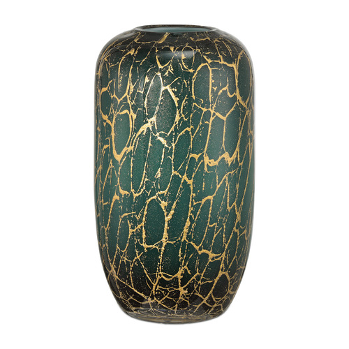Currey and Company Lighting Currey and Company Vitry Green & Gold Vase 1200-0990