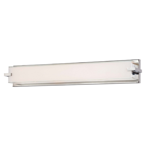 George Kovacs Lighting Cubism Chrome LED Bathroom Light by George Kovacs P5217-077-L