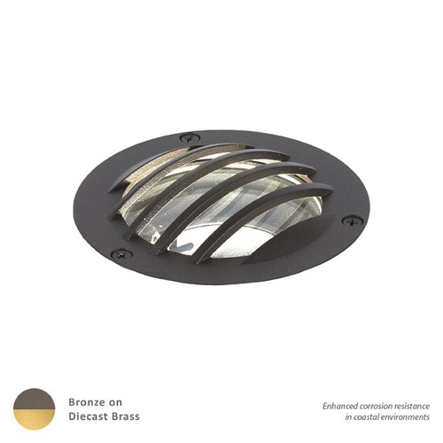 WAC Lighting Round Rock Guard for 3-Inch Inground Light by WAC Lighting 5030-GRD-BBR
