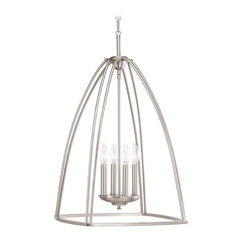 Progress Lighting Tally Brushed Nickel Pendant by Progress Lighting P3787-09