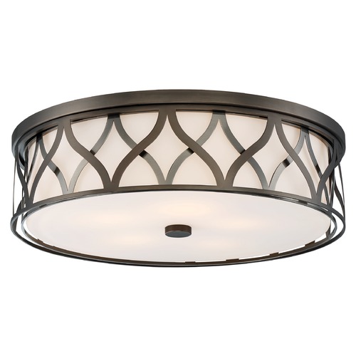 Minka Lavery Minka Lavery Harvard Court Bronze LED Flushmount Light 1840-102-L