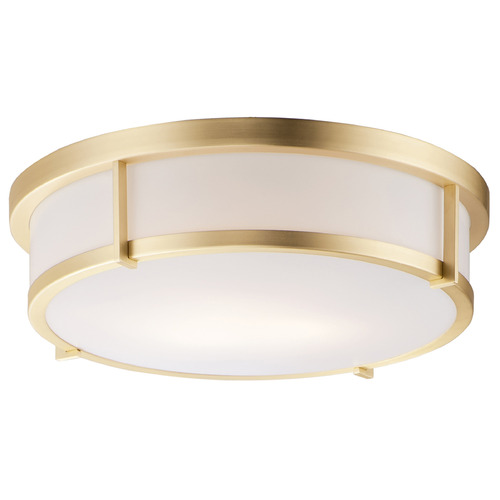 Maxim Lighting Maxim Lighting Rogue E26 Satin Brass Flushmount Light 10270WTSBR