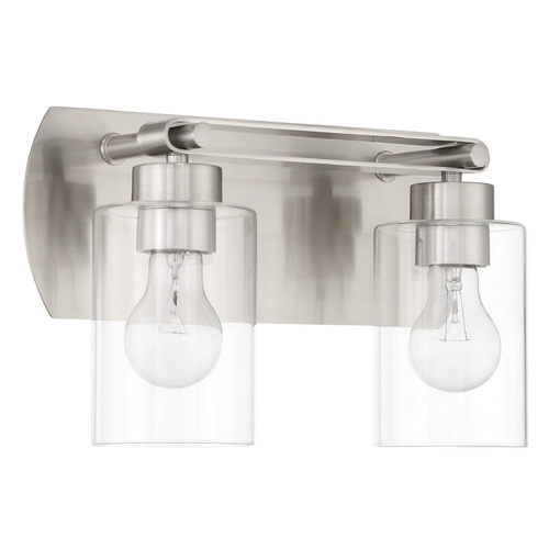 Craftmade Lighting Craftmade Lighting Hendrix Brushed Polished Nickel Bathroom Light 17614BNK2