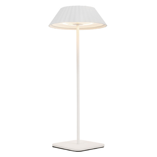 Kuzco Lighting Kuzco Lighting Pela White LED Table Lamp with Empire Shade TL66714-WH