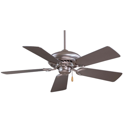 Minka Aire Supra 44-Inch Fan in Brushed Steel by Minka Aire F563-BS