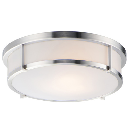 Maxim Lighting Maxim Lighting Rogue E26 Satin Nickel Flushmount Light 10270WTSN