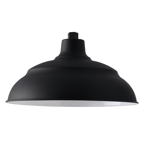 Capital Lighting RLM 16.75-Inch Warehouse Lamp Shade in Black by HomePlace by Capital Lighting 936316BK