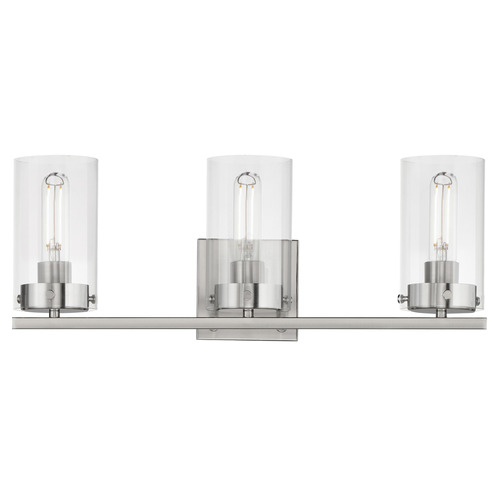 Maxim Lighting Maxim Lighting Pinn Satin Nickel Bathroom Light 12403CLSN