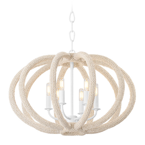 Hudson Valley Lighting Hudson Valley Lighting Lewiston White Plaster LED Chandelier 1206-WP