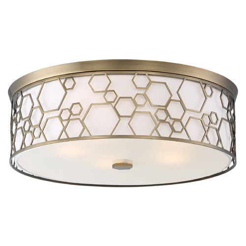 Minka Lavery Polished Satin Brass LED Flush Mount by Minka Lavery 1845-108-L