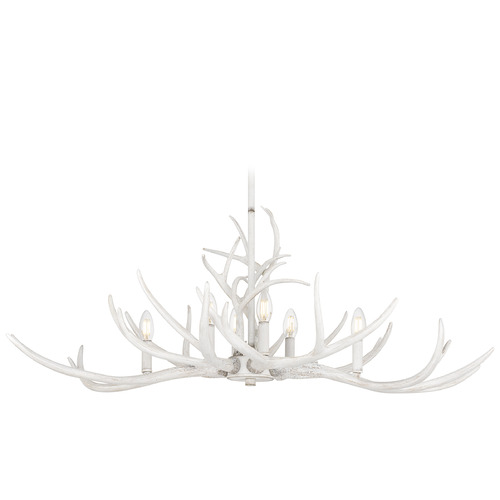 Quoizel Lighting Quoizel Lighting Brosh Antique White Island Light BSH640AWH