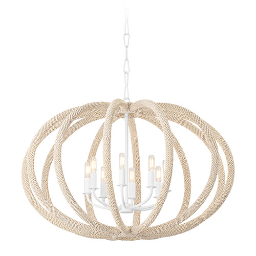 Hudson Valley Lighting Hudson Valley Lighting Lewiston White Plaster LED Chandelier 1208-WP