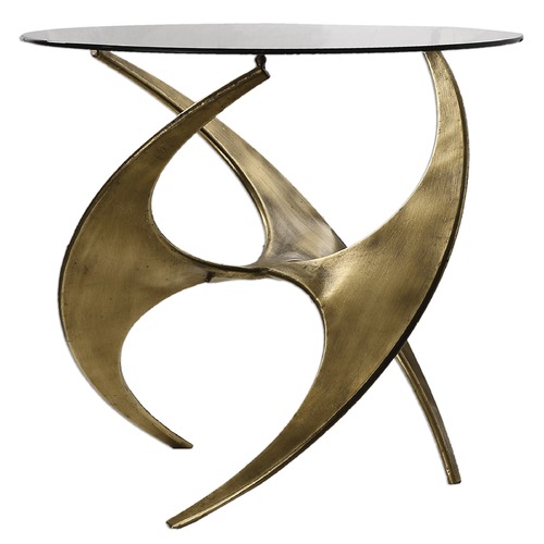 Uttermost Lighting Antique Gold Accent Table by Uttermost Lighting 24516