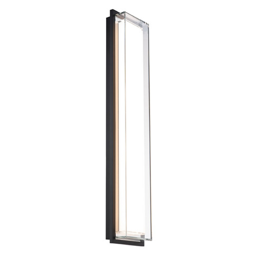 Modern Forms by WAC Lighting Modern Forms Ice Bar Black LED Outdoor Wall Light WS-W16526-30-BK