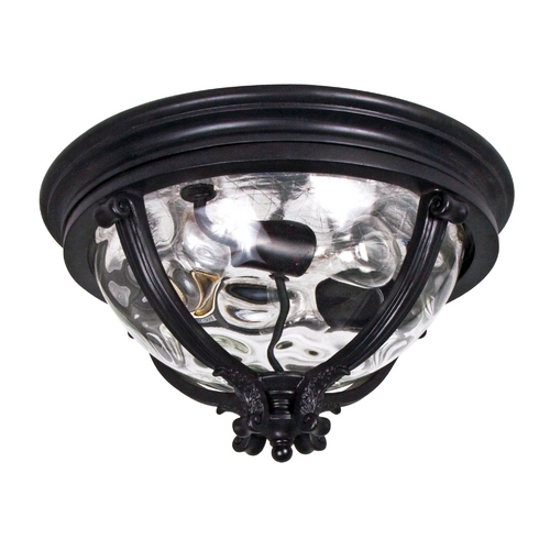 Maxim Lighting Camden VX Black Flush Mount by Maxim Lighting 41420WGBK