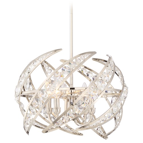 Quoizel Lighting Crescent Polished Nickel Pendant by Quoizel Lighting PCCN2818PK
