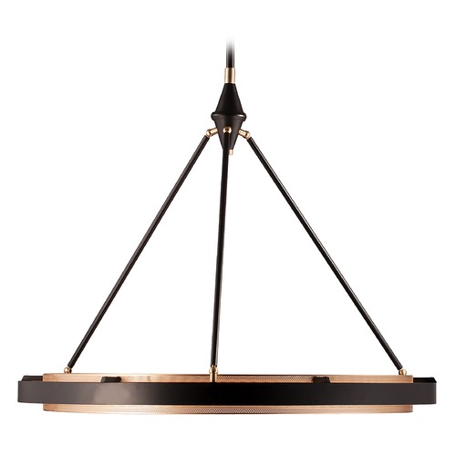 Alora Lighting Duo 31.50-Inch Pendant in Classic Black with Gold Shimmer by Alora Lighting PD302732CBGS