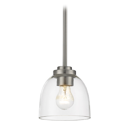 Z-Lite Ashton Brushed Nickel Mini Pendant by Z-Lite 460MP-BN