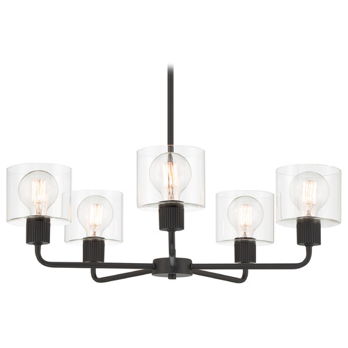 Designers Fountain Lighting Designers Fountain Vibrato Matte Black Chandelier D285M-5CH-MB