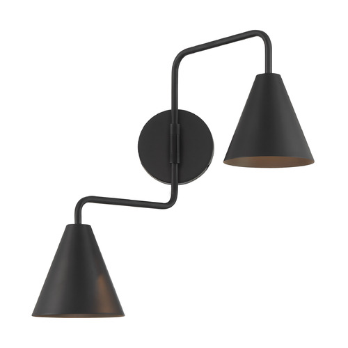 Meridian Meridian Matte Black Swing Arm Lamp M90111MBK
