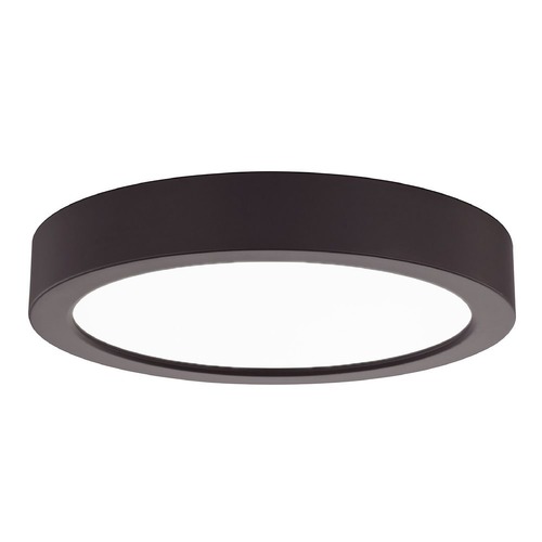 Design Classics Lighting Flat LED Light Surface Mount 6-Inch Round Bronze 3000K 1077LM 6309-BZ T16