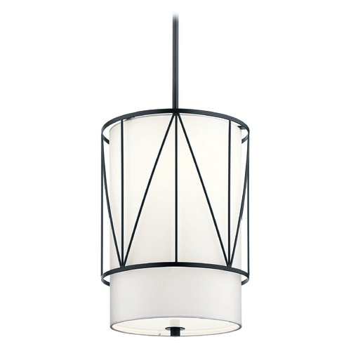 Kichler Lighting Birkleigh 12-Inch Wide Black Pendant by Kichler Lighting 52073BK