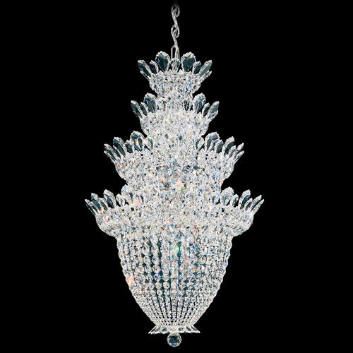Schonbek Lighting Schonbek Worldwide Lighting Trilliane Polished Stainless Steel Pendant Light with Bowl / Dome Shade 5848R